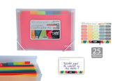 CLASIFICADOR A5 CON GOMAS 12 DIVISIONES VITAL COLORS | 1 UNIDADES | (FRAGA)